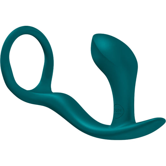 Dop Anal cu Inel pentru Penis, FUN FACTORY - BOOTIE RING, Silicon, Verde Sticla