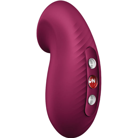 Stimulator Clitoris Air Pulse, FUN FACTORY - DESIRE, 11 Programe, Silicon, Rosu Inchis