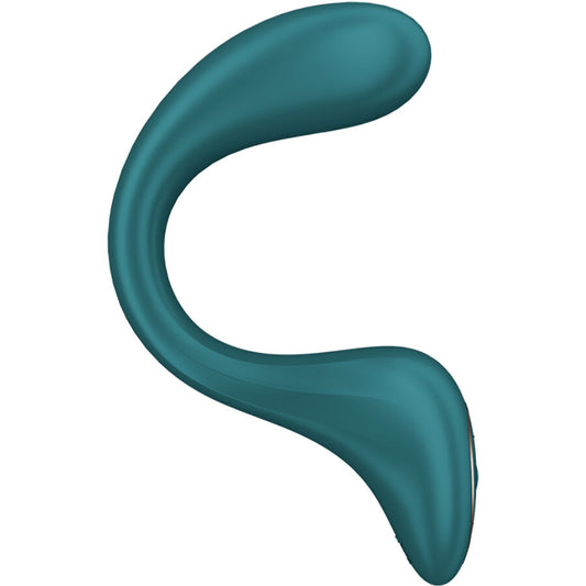 Vibrator Rabbit, SATISFYER - G for Goddess 2, Silicon Medical, Verde Sticla