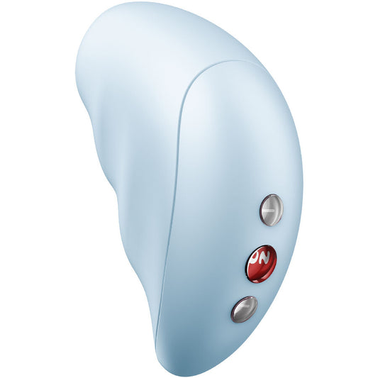 Stimulator Clitoris cu Pulsatii de Aer, FUN FACTORY - INTENSE, 11 Programe, Silicon, Albastru Cer