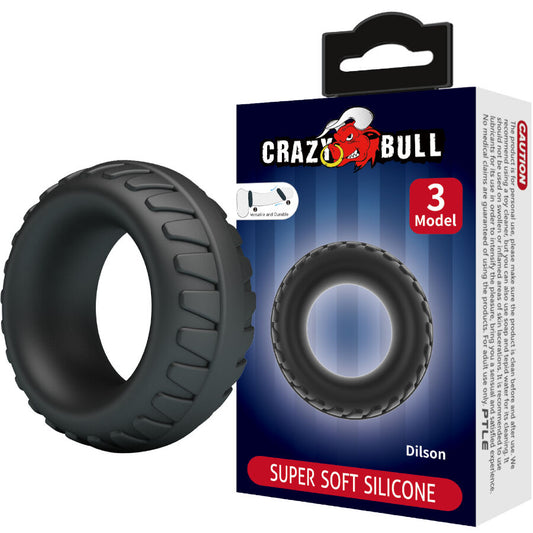 Inel pentru Penis, CRAZY BULL - Dilson Silicon Model 3, Reglabil
