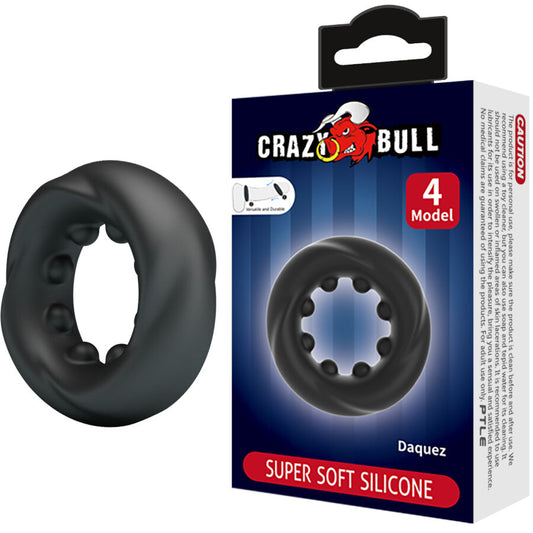 Inel pentru Penis, CRAZY BULL - Daquez Silicon Model 4, Reglabil