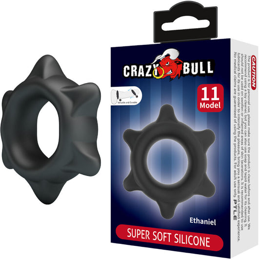 Inel pentru Penis, CRAZY BULL - Ethaniel Silicon Model 11, Reglabil