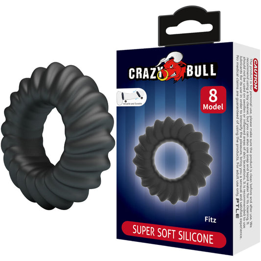 Inel pentru Penis, CRAZY BULL - Fitz Silicon Model 8, Reglabil