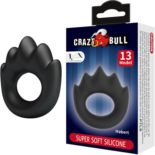 Inel pentru Penis, CRAZY BULL - Habert Silicon Model 13, Reglabil
