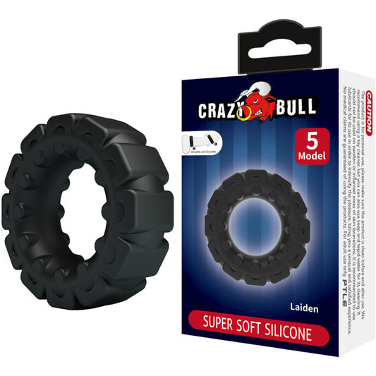 Inel pentru Penis din Silicon, CRAZY BULL - Laiden Model 5, Reglabil