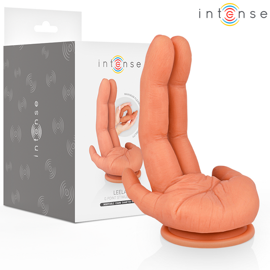 Stimulator Punct G in Forma de Mana, INTENSE - Leela, Silicon Medical Flexibil, 12,6 cm
