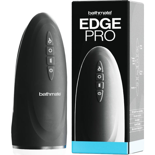 Masturbator Multifunctional, BATHMATE - Edge Pro, cu Vibratii, Rotatie si Incalzire, Silicon Medical si ABS
