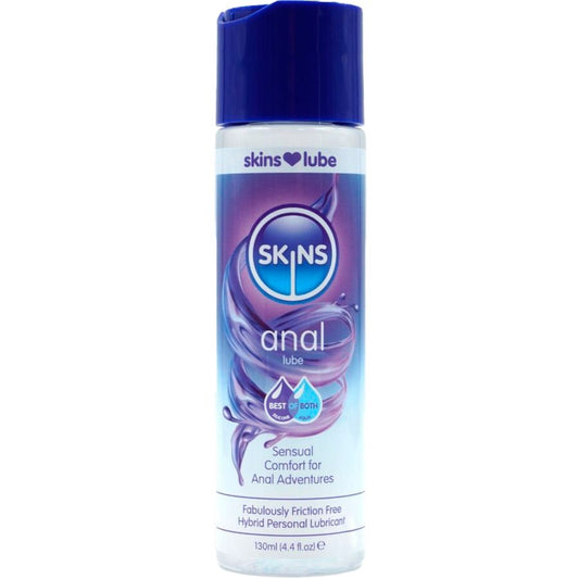 Lubrifiant Anal Hibrid Apa si Silicon, SKINS - Anal, 130 ml