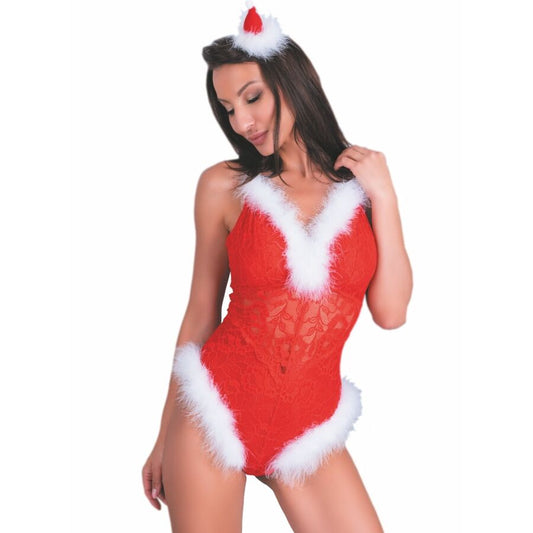 Body de Craciun, LIVCO CORSETTI FASHION - Naughty Santa LC 90706, Senzual si Festiv