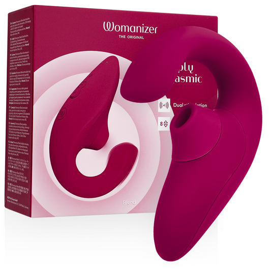 Vibrator Rabbit, WOMANIZER - Blend, Stimulator Clitoris Pleasure Air, Roz Vibrant
