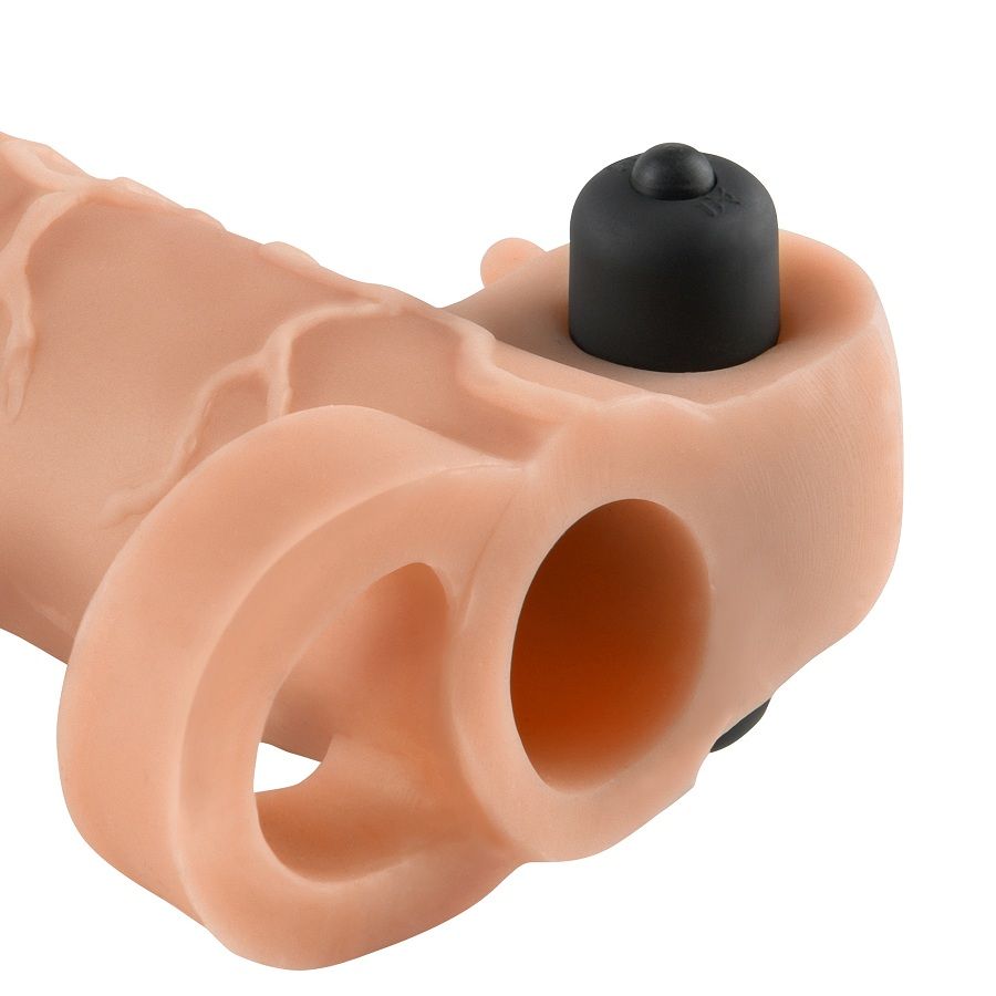 Extensie Penis, Fantasy X-Tensions - Real Feel 2, Vibranta, 5.08 CM