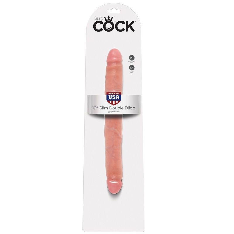 Dildo, King Cock - Slim Double, Aspect Realist, 30 CM