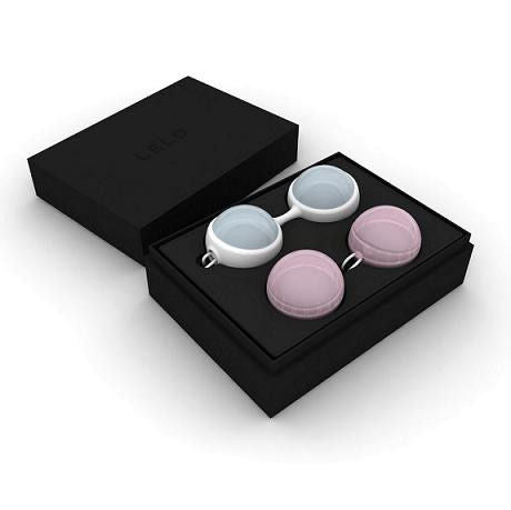 Bile Kegel, Lelo - Luna Beads Mini, Set 4 Bile cu Greutati Combinabile, D - 29 mm