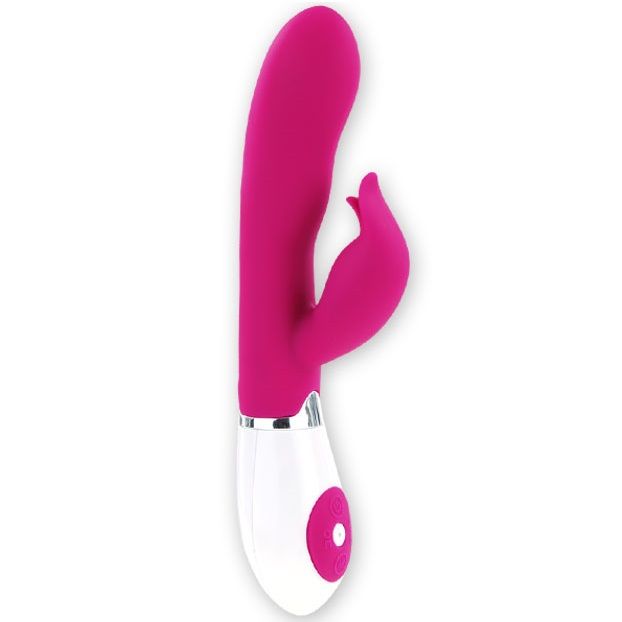 Vibrator, Pretty Love - Flirtation, cu Felix Stimulator, Lila/Alb