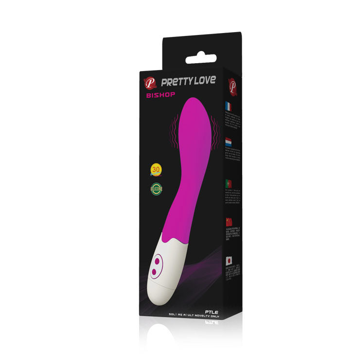 Vibrator, Pretty Love - Flirtation Bishop, 30 de Moduri de Vibratii, 18 CM x 3 CM