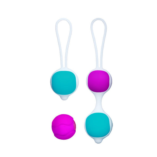 Bile Kegel Interschimbabile, PRETTY LOVE - Flirtation Orgasmic Ball Deluxe, Silicon, 4 Bile