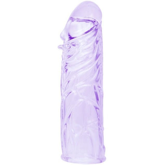 Manson pentru Penis, BAILE - Reversibil, Silicon Adaptabil, Lila, 13 cm
