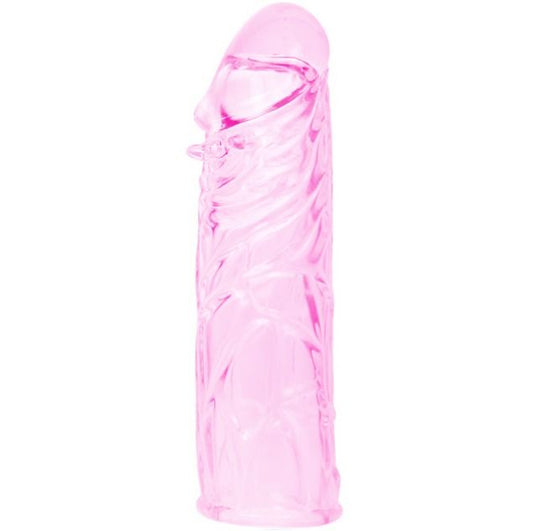 Manson pentru Penis, BAILE - cu Puncte Stimulatoare, Silicon, Roz, 13 cm