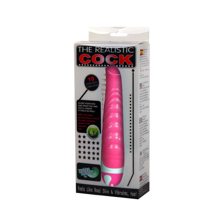 Dildo, Baile - The Realistic Cock, Stimulare Punctul G, 21.8 CM Roz