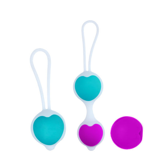 Bile Kegel, PRETTY LOVE - Hegel Ball, Silicon, Interschimbabile, 15,25 cm