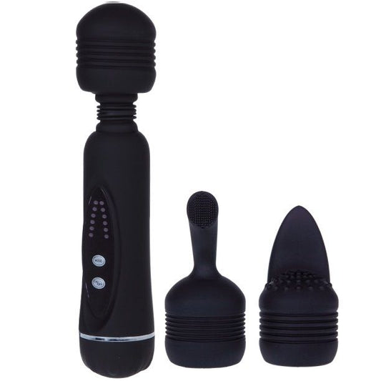Masator Wand, PRETTY LOVE - Flirtation Magical, 12 Functii, Silicon Medical, 3 Capete Interschimbabile