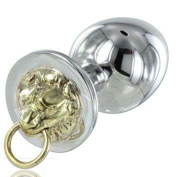 Dop Anal Otel Tiger, METAL HARD - Otel Hipoalergenic, Design Tigru Sculptat, 4 cm