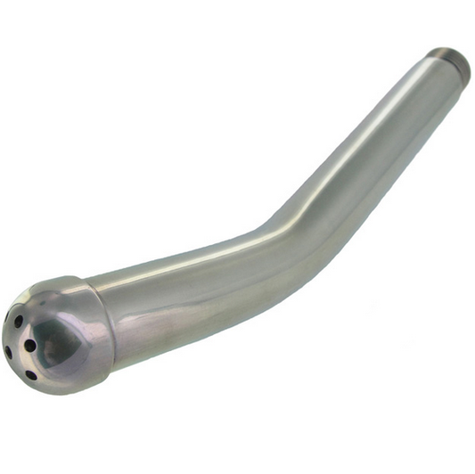 Dus Anal/Vaginal Punct G, METAL HARD - Intimate Douche, 20,10 cm, Otel