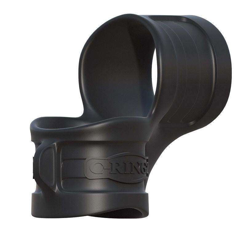 Inel pentru Penis si Testicule, Fantasy C-Ringz - Mr. Big Cock Ring & Ball Stretcher, Silicon Elite