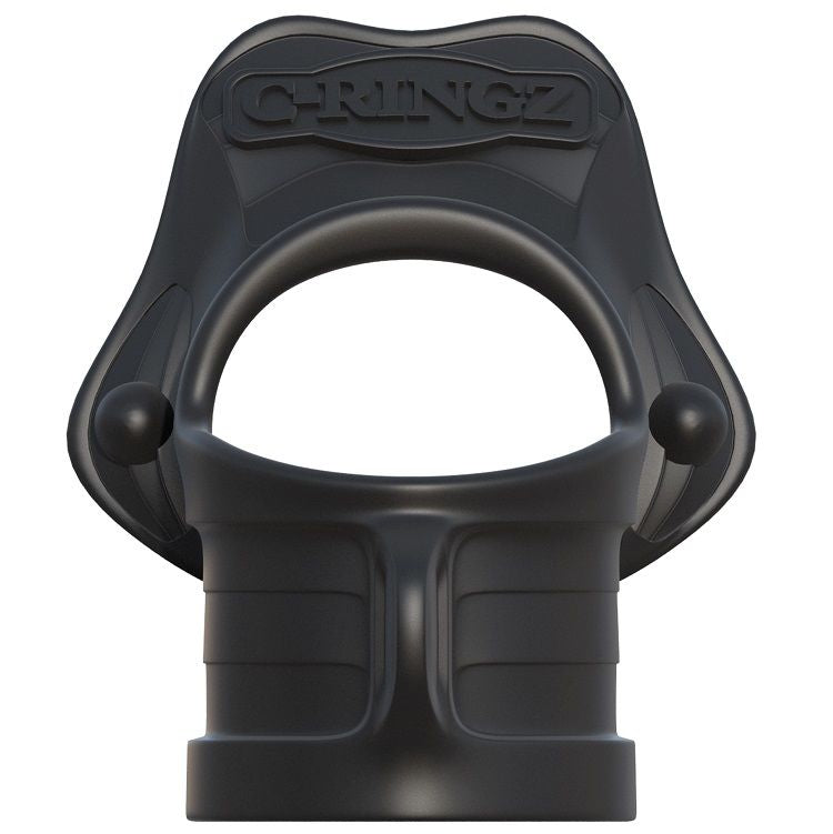 Inel Penis cu Extensor, Fantasy C-Ringz - Rock Hard Ring & Ball Stretcher, Silicon Medical