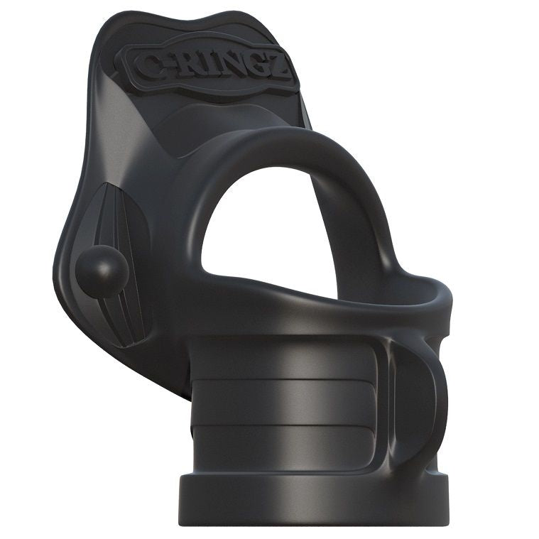 Inel Penis cu Extensor, Fantasy C-Ringz - Rock Hard Ring & Ball Stretcher, Silicon Medical