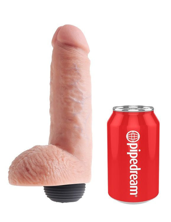 Dildo Realistic, King Cock - Squirter, Ejaculator, Natural 20.32 CM