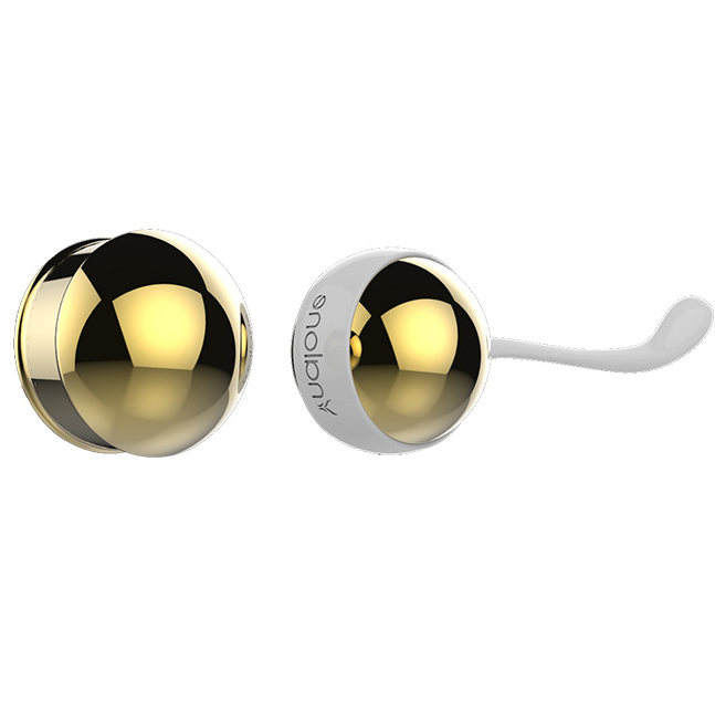 Bile Vaginale, Nalone - Yany Beads, Exercitii Kegel din Aluminiu, Set 30g/40g Aurii/Albastre