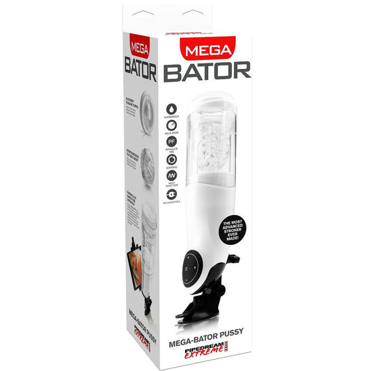 Masturbator Vagin, EXTREME TOYZ - PDX Mega Bator USB, Reincarcabil, Alb