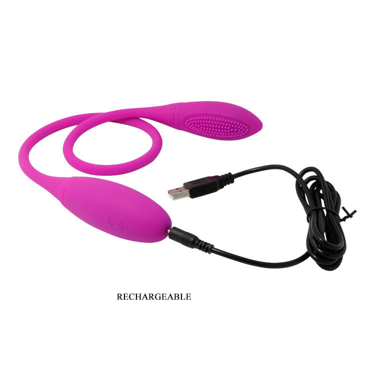 Vibrator, Pretty Love - Snaky Deluxe 7 V, 2 Motoare Puternice, 600 Mm Lungime x 32 Mm D -