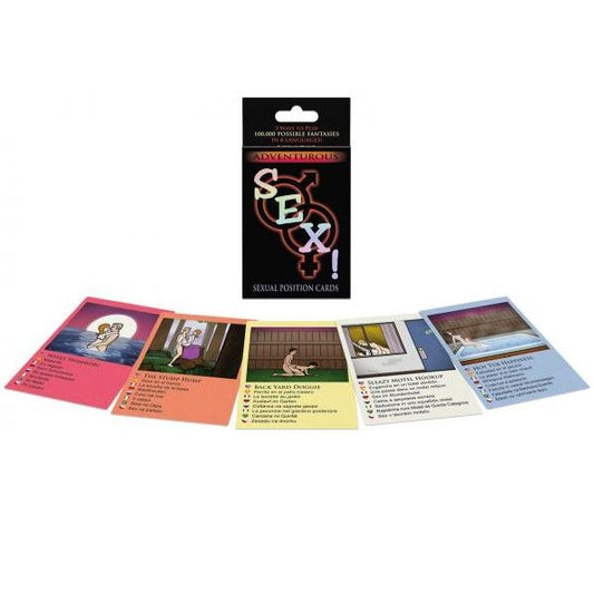 Joc de Carti pentru Adulti, KHEPER GAMES - Adventurous Sex!, 50 Carti