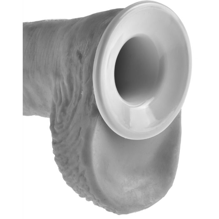 Dildo, King Cock - Hollow Strap On, Gol, 30.5 CM Nud