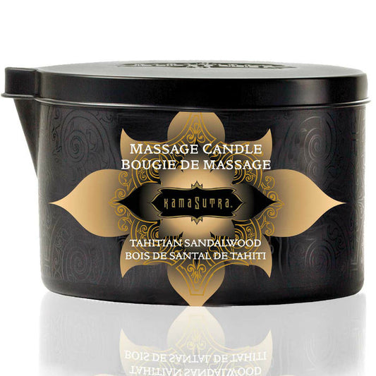 Lumanare de Masaj, Kamasutra - Vanilla And Sandalwood, Ulei de Masaj Cald, 170 g