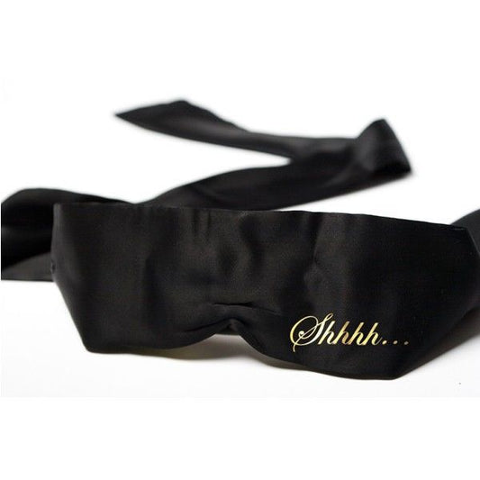 Masca pentru Ochi din Satin, BIJOUX - Shhh, cu Mesaje Senzuale