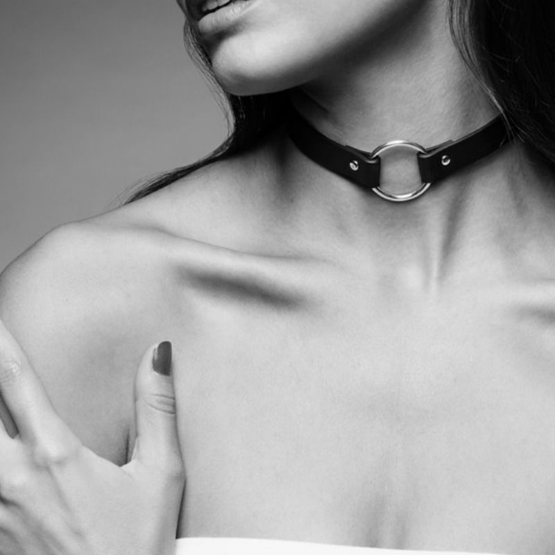 Colier Choker, Bijoux Indiscrets - Maze, 100% Vegan, Negru