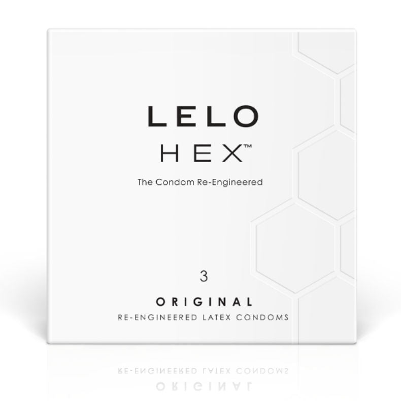 Prezervative, Lelo - Hex, Structura Hexagonala, Cutie 3 Unitati