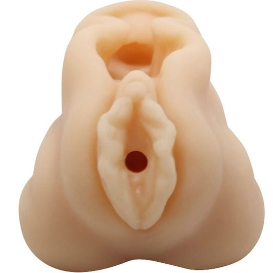 Masturbator Mini Barbatesc, BAILE - Design Buze Vaginale si Clitoris, TPR