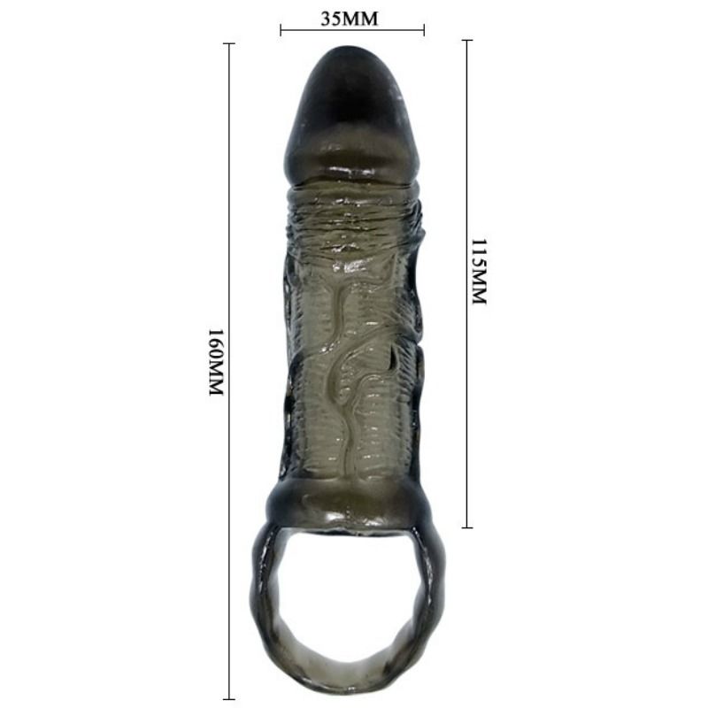 Extensie Penis, Baile, cu Curea pentru Testicule, 11.5 CM