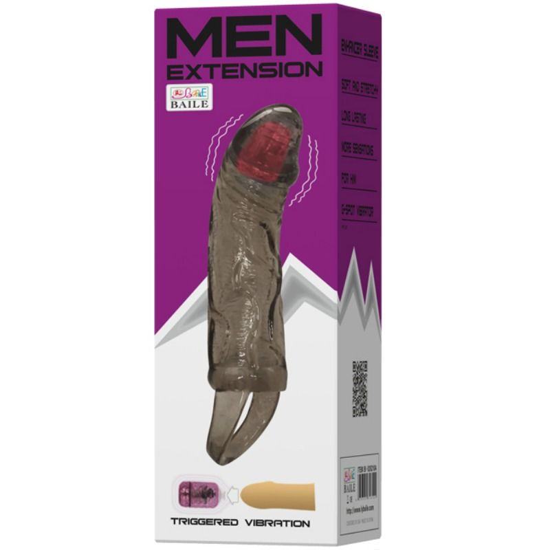 Prelungitoare Manson Penis, Baile cu Vibratii si Curea pentru Testicule, 13.5 CM