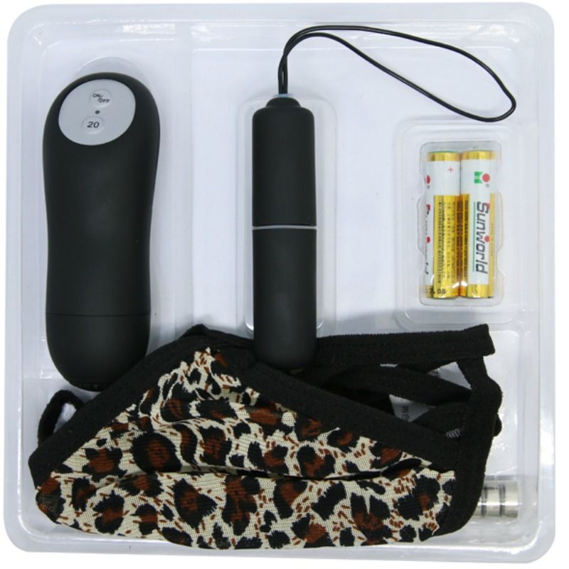 Lenjerie Tanga, Baile, Bullet Vibrator cu Telecomanda 20 Moduri