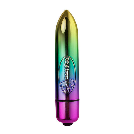 Glont Vibrator, ROCKS-OFF - RO-80mm, 7 Viteze, Editie Rainbow