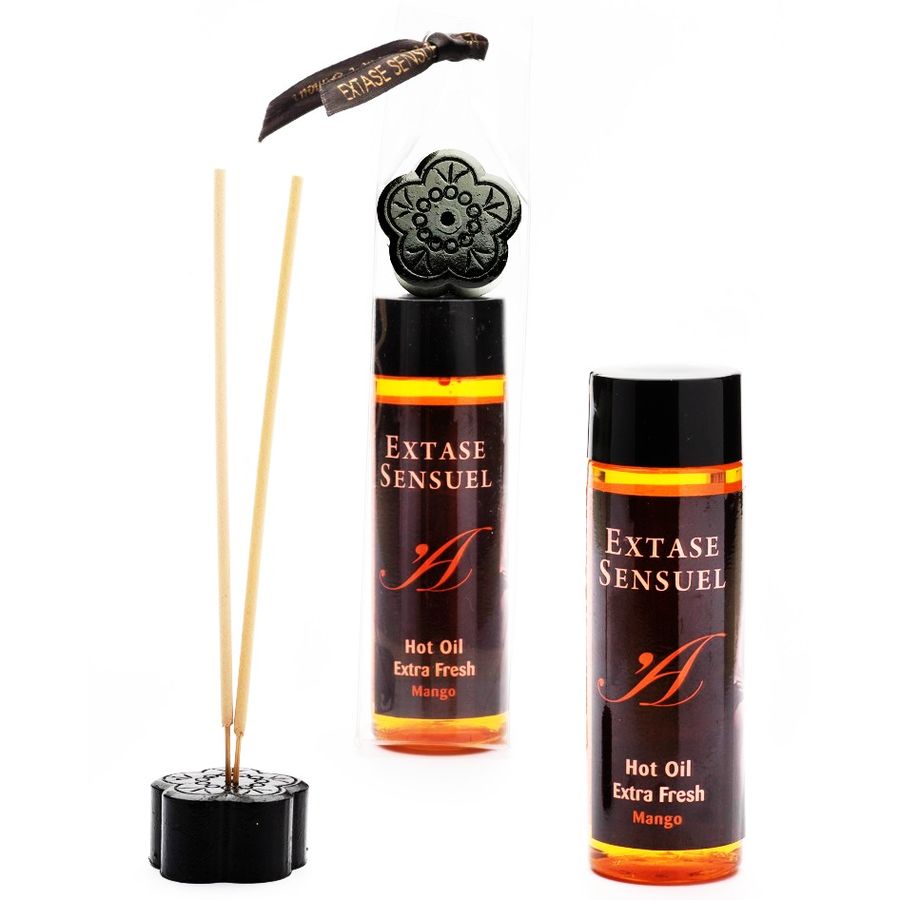 Ulei Stimulant, Extase Sensual, Efect Cald-Rece Extra Fresh, Mango 100 ML