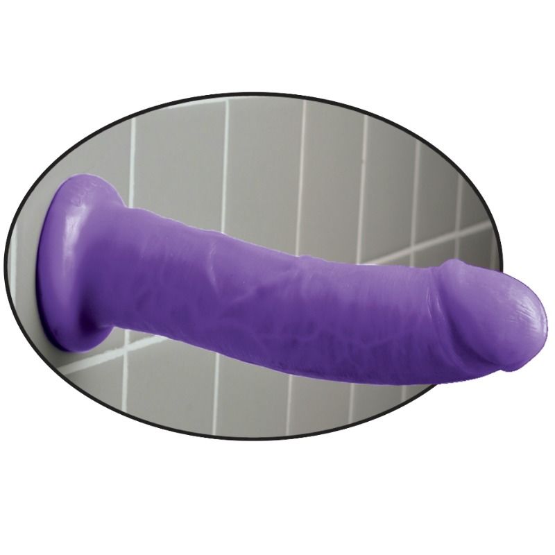Dildo, Pipedream - Dillio, Baza cu Ventuza Puternica, 20,32 CM / Mov