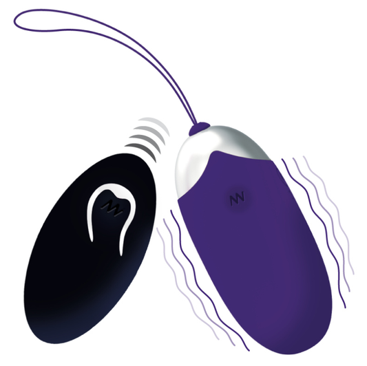 Vibrator Ou cu Telecomanda, INTENSE - Flippy II, Silicon, Mov, 7 cm