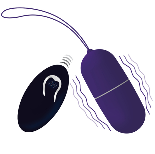 Vibrator Ou cu Telecomanda, INTENSE - Flippy I, Silicon, Mov, 7,9 cm